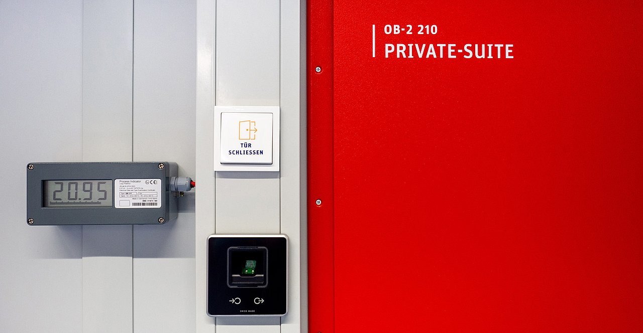 Colocation in den dedizierten Private-Suiten